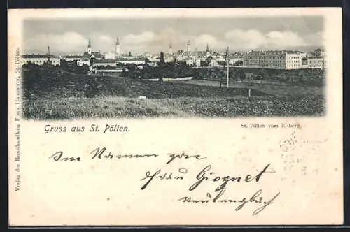 AK St. Pölten, Teilansicht vom Eisberg aus