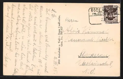 AK Ossiach, Uferpartie mit Kirche