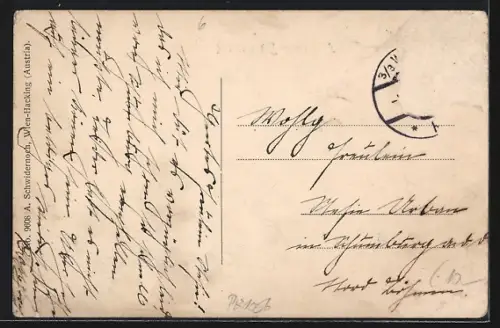 AK Hartberg /Steiermark, Ortsansicht mit Kirche