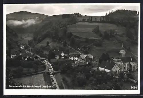 AK Mönichwald, Blick auf den Ort