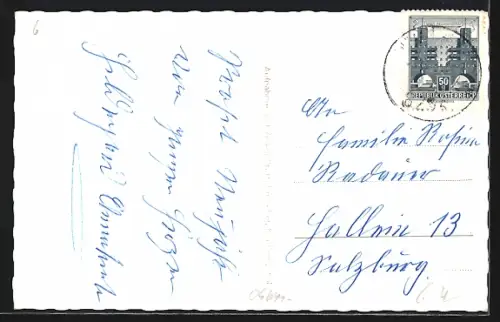 AK St. Johann i. d. Haide, Ortsansicht im Winter von der Feldflur aus