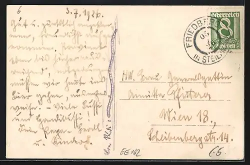 AK Friedberg /Oststmk., Ortsansicht mit Kirche