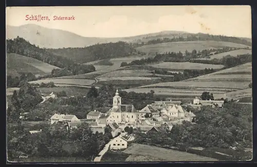 AK Schäffern, Ortsansicht