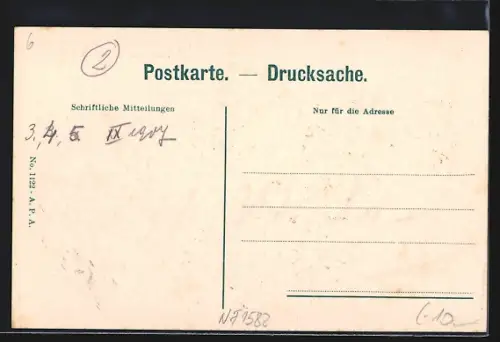 AK Stubenberg /Steiermark, Ortsansicht vom Berghang aus