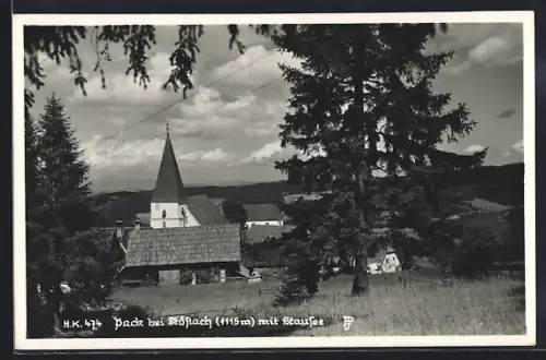 AK Pack bei Köflach, Teilansicht mit Stausee