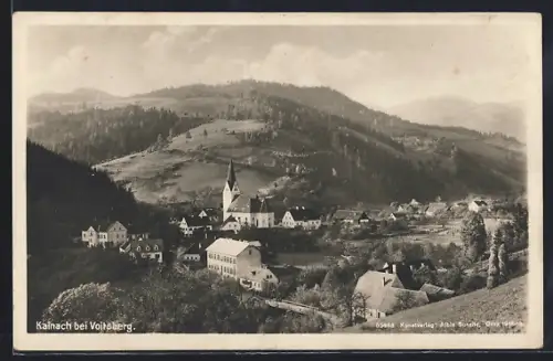 AK Kainach bei Voitsberg, Gesamtansicht mit Kirche