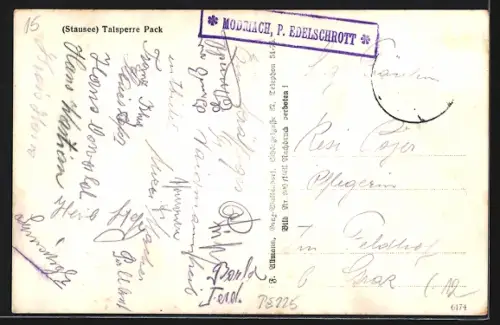 AK Pack, Talsperre Pack mit Stausee