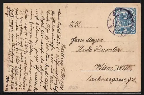 AK Hartberg, Strassenpartie mit Rathaus