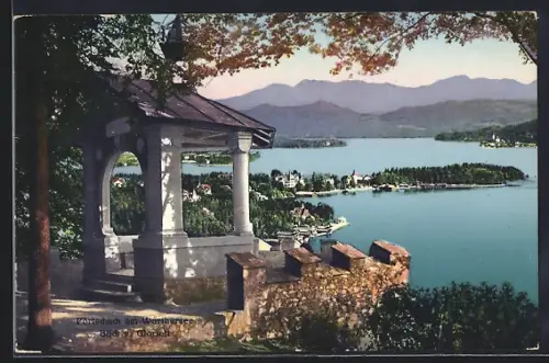 AK Pörtschach /Wörthersee, Blick von Gloriett