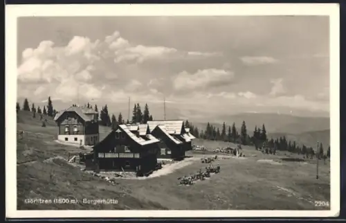 AK Steindorf am Ossiacher See, Görlitzen, Gasthaus Bergerhütte