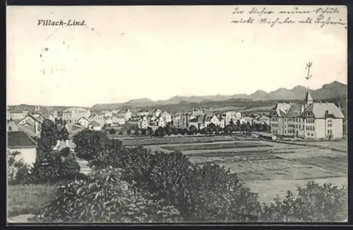 AK Villach-Lind, Teilansicht mit Schule