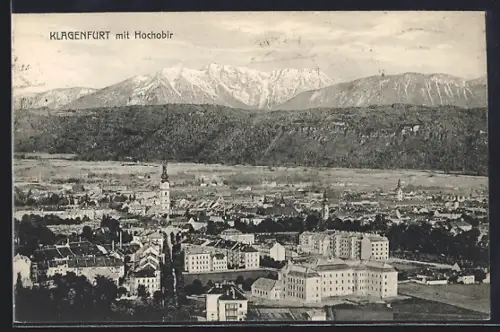 AK Klagenfurt, Teilansicht mit Hochobir