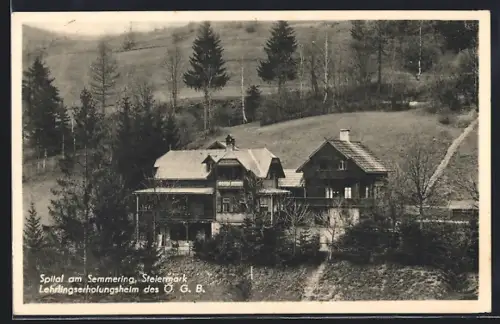 AK Spittal am Semmering, Lehrlingserholungsheim des Ö. G. B.
