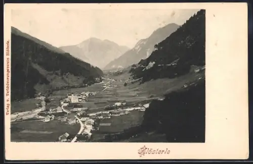 AK Klösterle, Teilansicht mit Strassenpartie