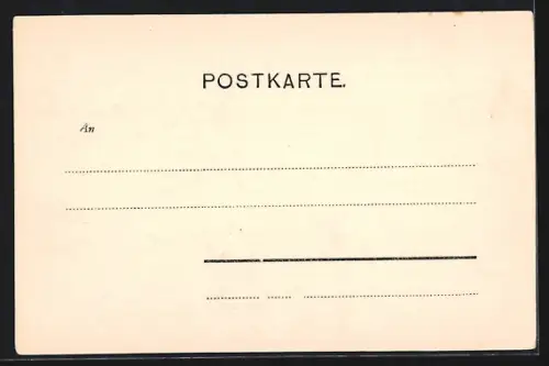 AK Klösterle, Teilansicht mit Strassenpartie