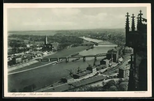 AK Magdeburg, Blick vom Dom