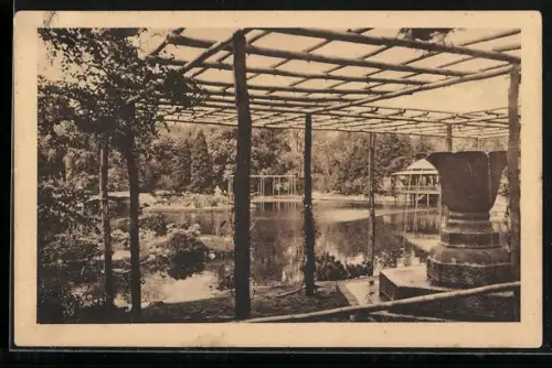 AK Breslau, Ausstellung zur Jahrhundertfeier der Freiheitskriege 1913, Japanischer Garten