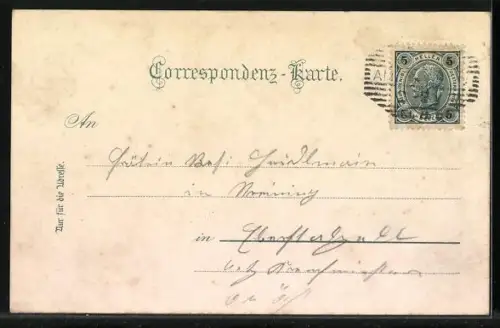 AK Amstetten, Gesamtansicht mit Kirche und Strassenpartie