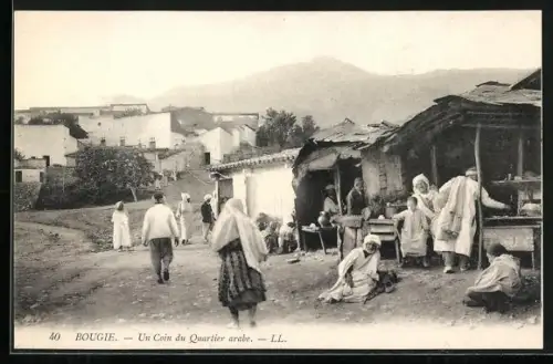 AK Bougie, Un Coin du Quartier arabe