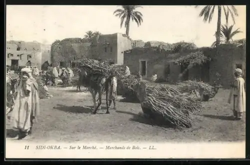 AK Sidi-Okba, Sur le Marché, Marchands de Bois