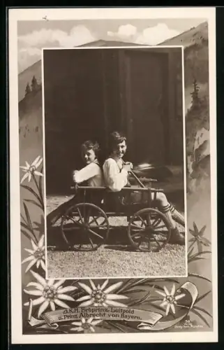 AK I. K. H. Erbprinz Luitpold und Prinz Albrecht von Bayern