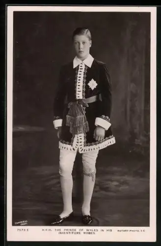 AK The Prince of Wales in his Investiture Robes