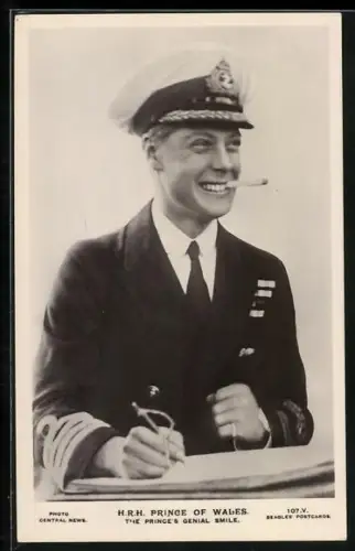 AK H. R. H. Prince of Wales, The Princes genial smile