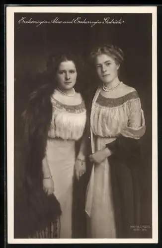 AK Erzherzogin Alice und Gabriele von Österreich