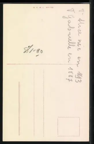 AK Erzherzogin Alice und Gabriele von Österreich