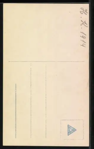 AK Prinz August Wilhelm von Preussen, Sohn Alexander Ferdinand auf dem Arm