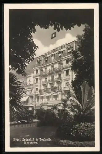 AK Montreux, Hotel Splendid und Tonhalle