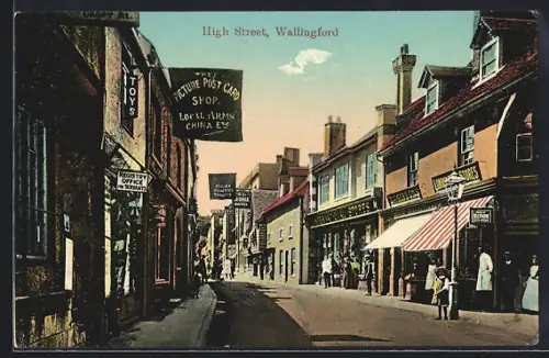 AK Wallingford, High Street, Picture Post Card Shop