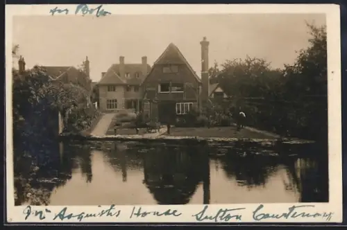 Foto-AK Sutton Courtney, Riverside House and Garden