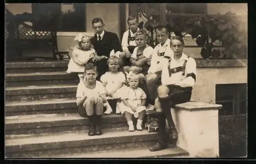 AK Kronprinz Wilhelm von Preussen mit Familie