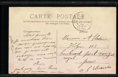 AK Pantin, Le Pont du Chemin de Fer, Vue prise de la route d`Aubervilliers, Entrée de la Gare des Marchandises