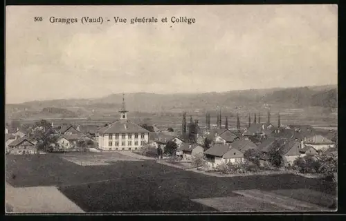 AK Granges /Vaud, Vue generale et College