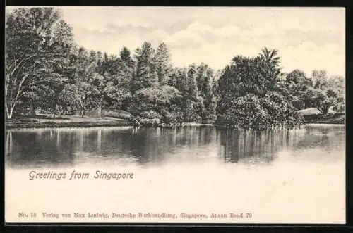AK Singapur, See im Botanischen Garten