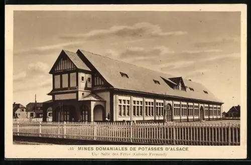 AK Wittenheim, Mines de potasse d`Alsace, une salle des fêtes