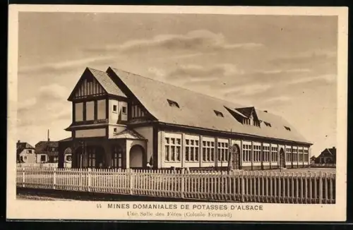 AK Wittenheim, Mines de potasse d`Alsace, une salle des fêtes