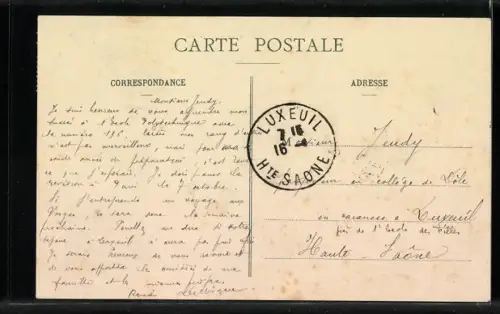 AK Neufchateau, Rue du colonel Renard