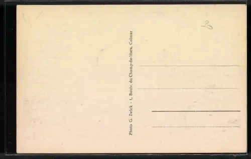 AK Logelbach, près Colmar, Restaurant Munsch