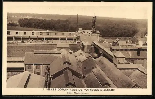 AK Mines Domaniales de Potasse d`Alsace, Mine Marie-Louise, Pottaschen-Mine