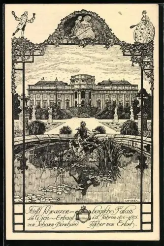 Künstler-AK Ulf Seidl: Wien, Fürstl. Schwarzenbergisches Palais