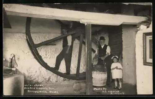 AK Beauworth, Fox and Hounds Inn, Water Wheel