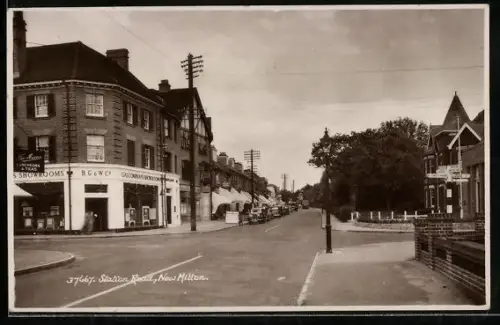 AK New Milton, View of Station Road
