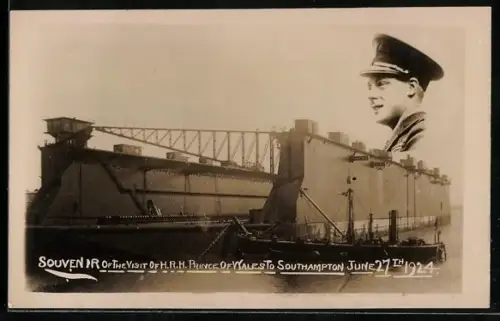 AK Southampton, Visit of the Prince of Wales 1924