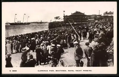 AK Southsea, Clarence Pier, Royal Yacht Passing