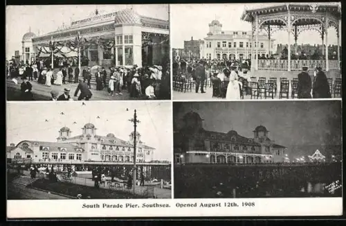 AK Southsea, South Parade Pier
