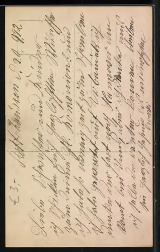 AK Engel mit jungem Mädchen zur Kommunion