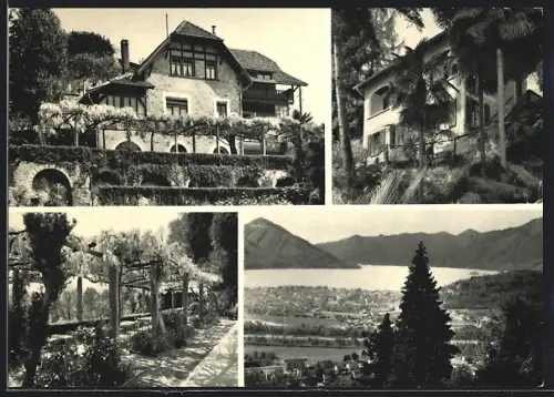 AK Locarno Monti, Pensione Bella Vista, Ortspanorama